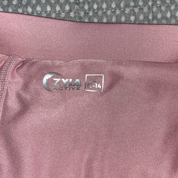 EUC Zyia Dusty Pink Blush Flyer Skirt/Skort with built-in shorts size L 12-14 - Picture 3 of 7